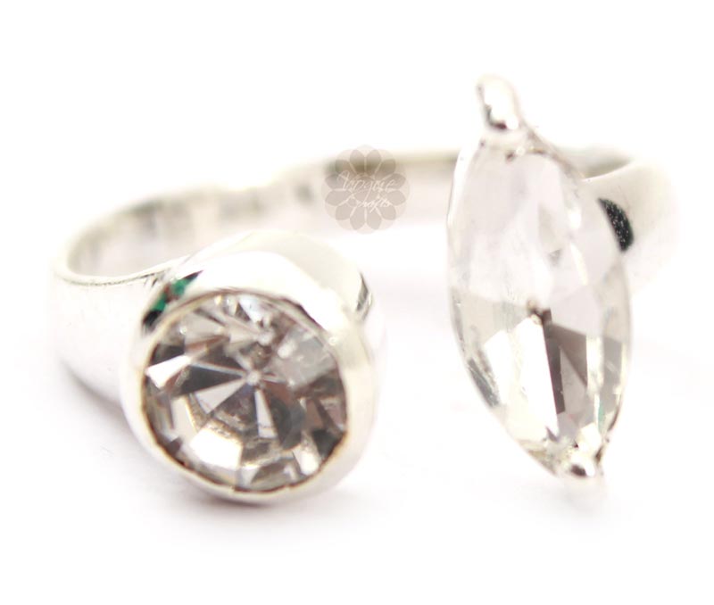 Vogue Crafts & Designs Pvt. Ltd. manufactures Adjustable Silver Ring at wholesale price.